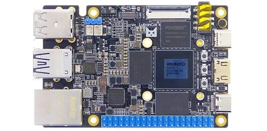 Embedfire LubanCat 4 Card Computer: Rockchip RK3588S Dev Board with Mini PCIe Socket