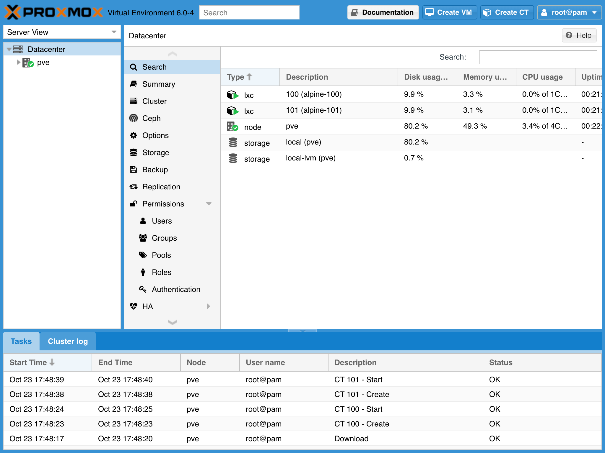 Перенос linux на proxmox